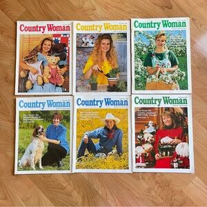 Vintage Country Woman 1996 Magazine Lot of 6 Full Year